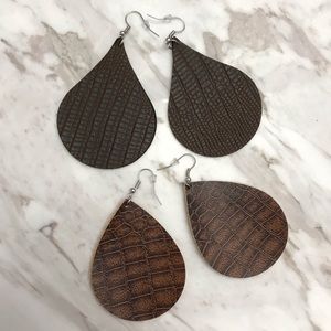 Tear drop earrings
